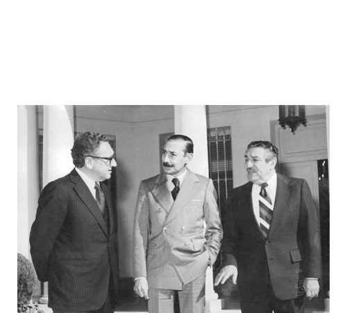 Henry Kissinger fue el invitado de honor del dictador Jorge Rafael Videla